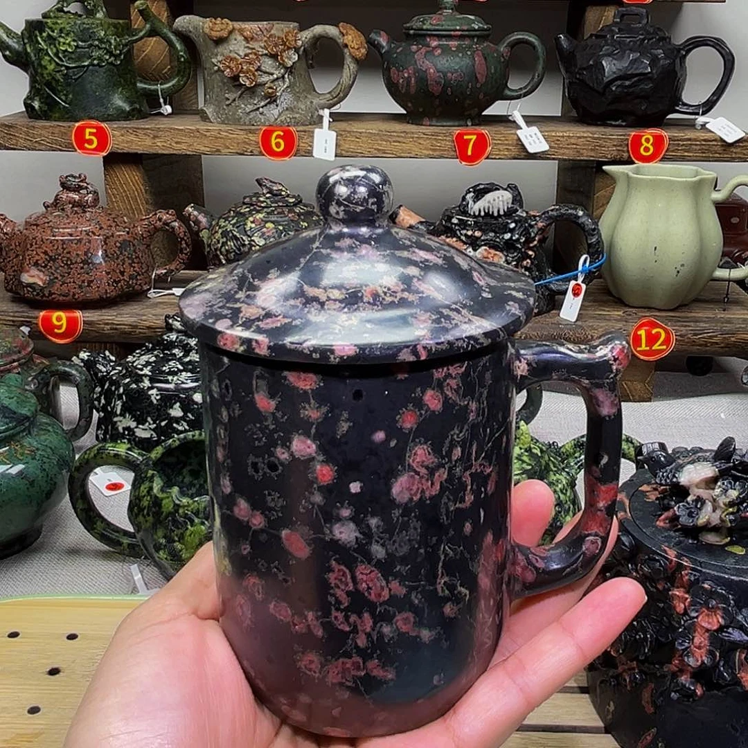 S****g石材梅花石办公杯