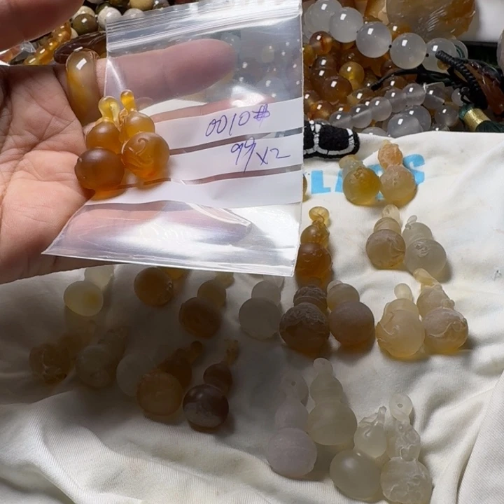锦***绣玛瑙/玉髓颈饰未镶嵌0010