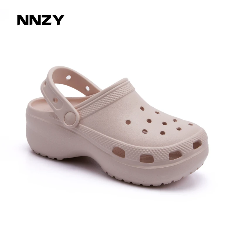 明星同款增高云朵洞洞鞋女夏季新款厚底时尚凉拖鞋女防滑外穿沙滩