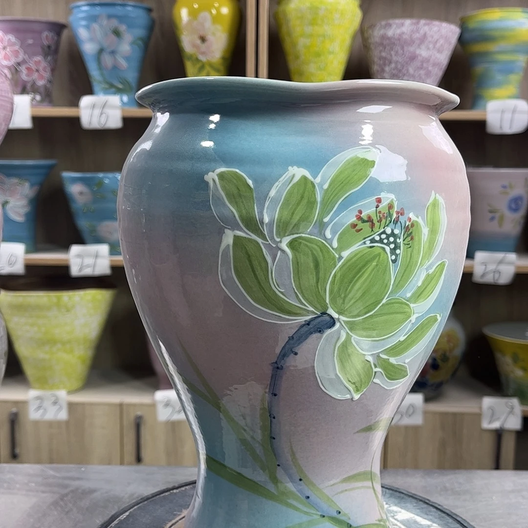 景德镇陶瓷花盆花盆