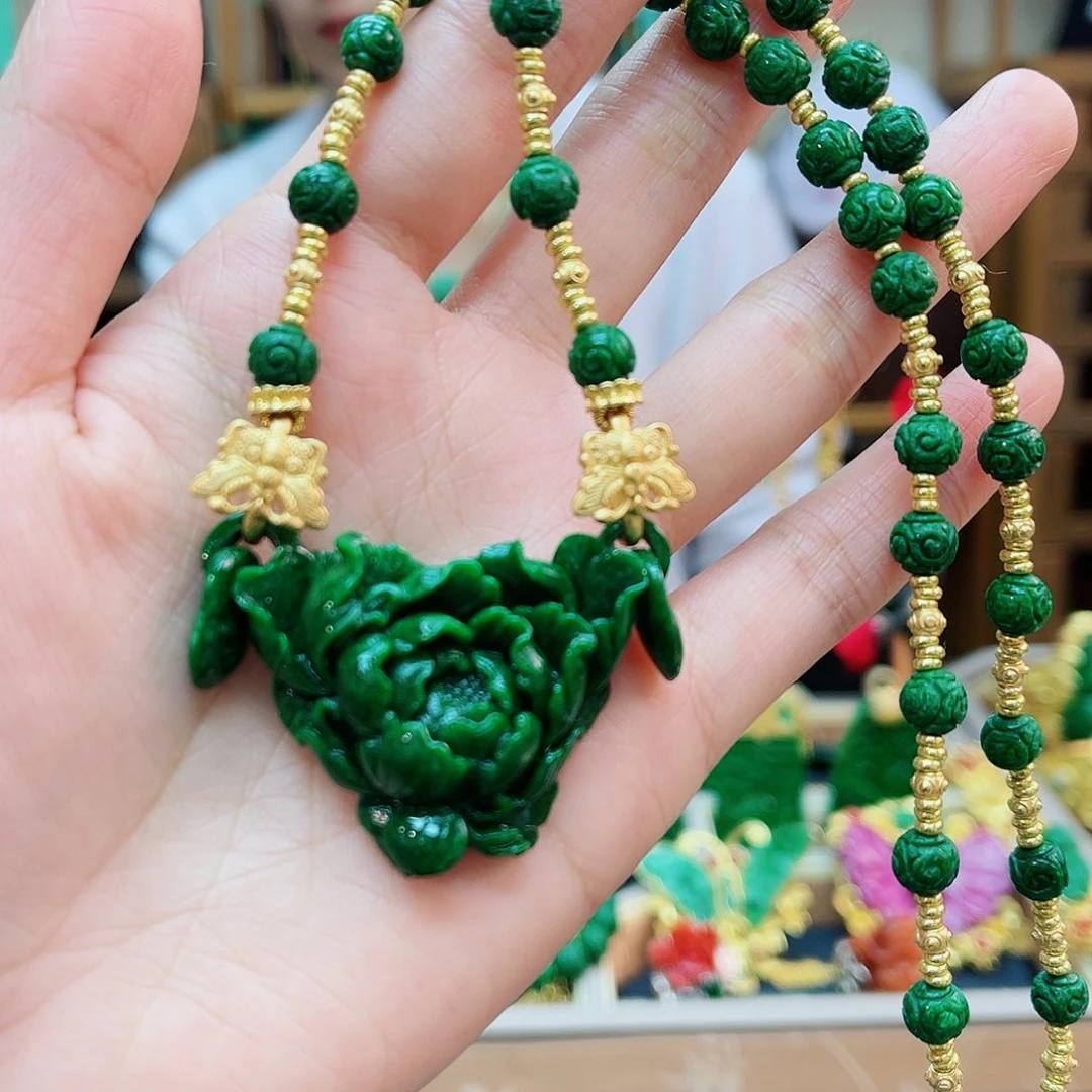 颈饰合金翡翠48小时鉴赏期1