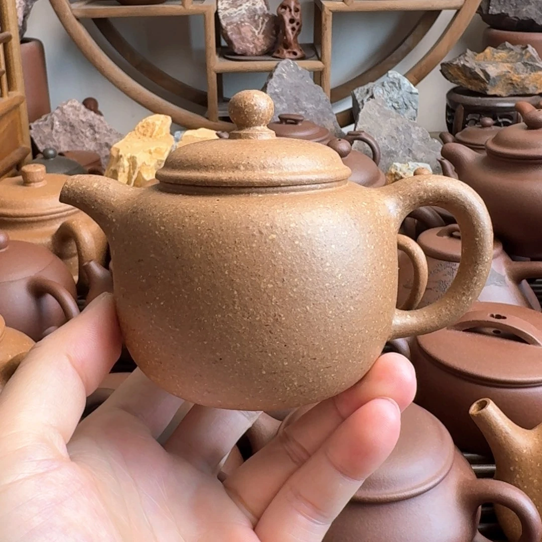 茶壶紫砂匏尊240cc台西梨皮老段
