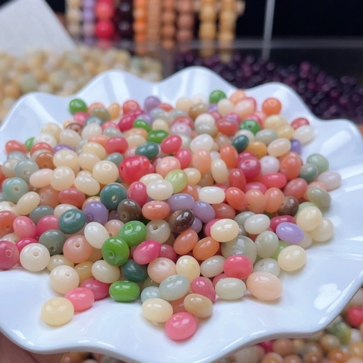 白玉菩提吊坠z9mm/400颗算盘多+20颗猫爪瑕