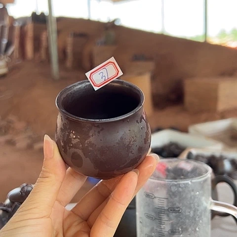 戬谷龙窑柴烧茶杯37