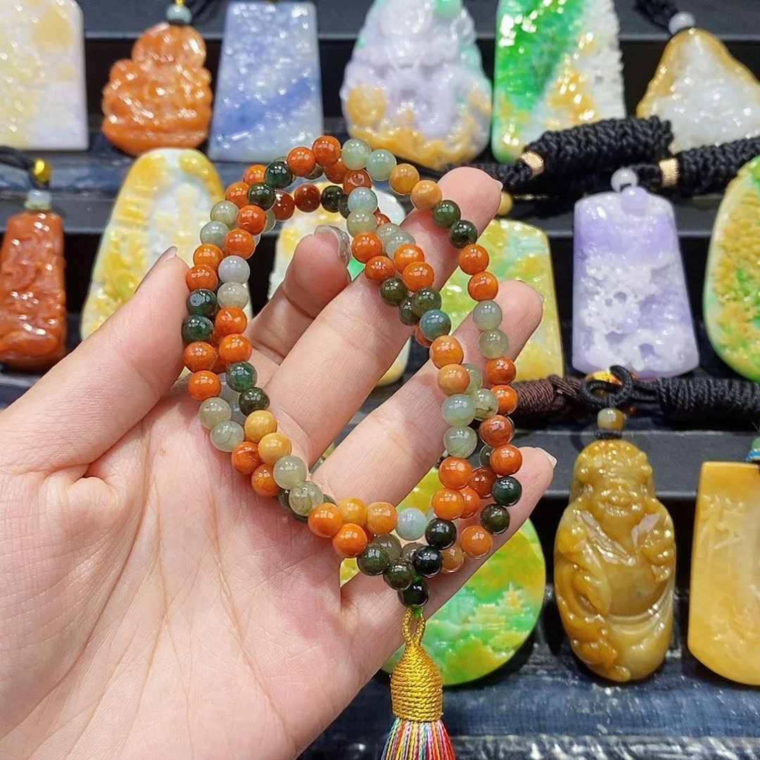 翡翠未镶嵌颈饰天然翡翠A货