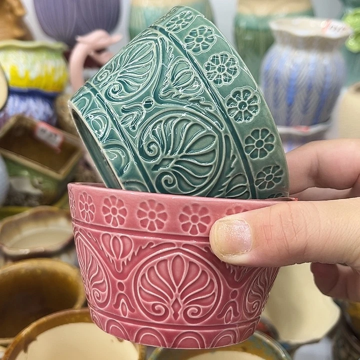 福利品！多肉陶瓷花盆