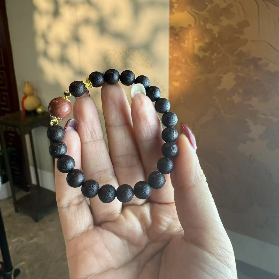 【JZX】 8MM单圈 圆珠搭配非遗手串