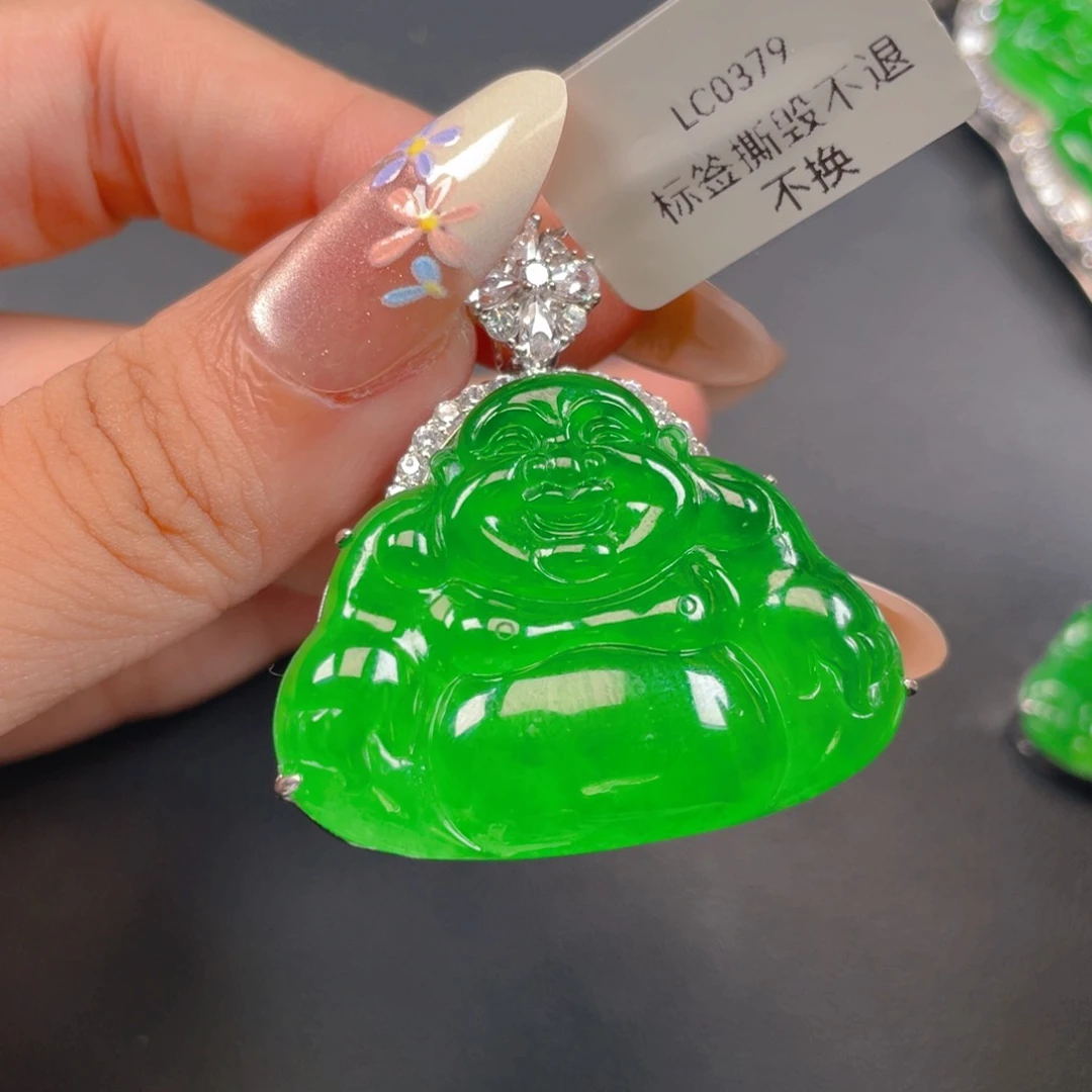 【闪购商品】颈饰银S925镶嵌翡翠翡翠