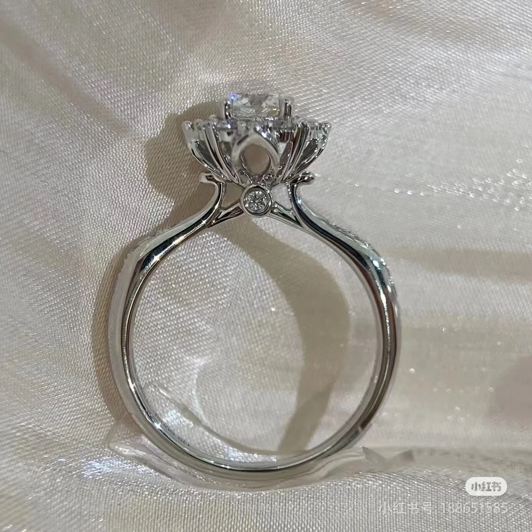 铂金pt950戒指 啾啾酱定制专属链接