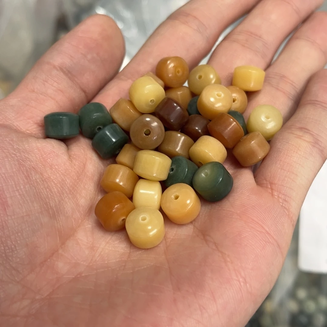 【闪购商品】白玉菩提吊坠a10/108颗金轮