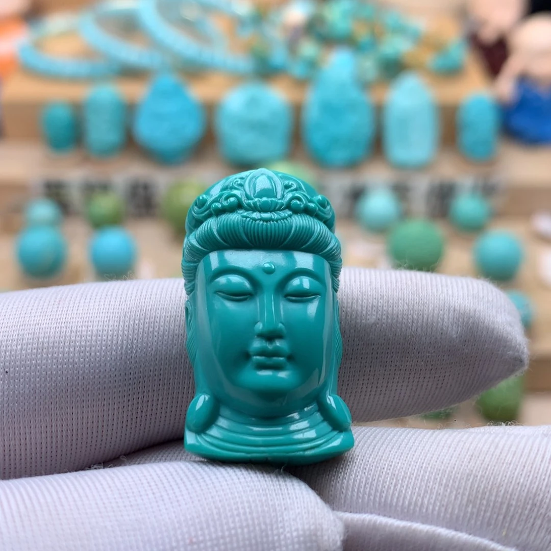 绿松石珠宝奇石未镶嵌