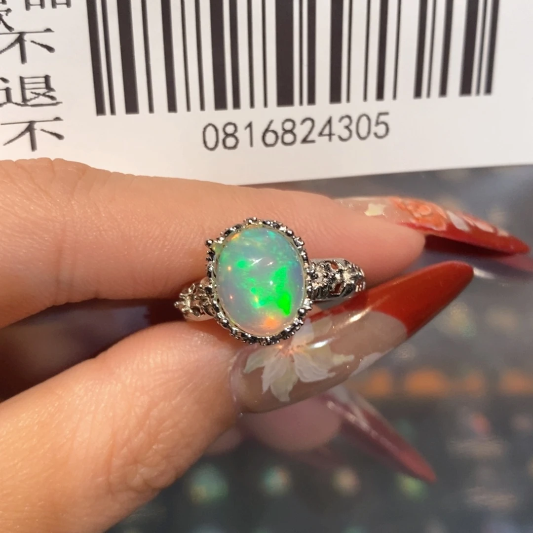 欧泊欧泊戒指银S925镶嵌✨****✨