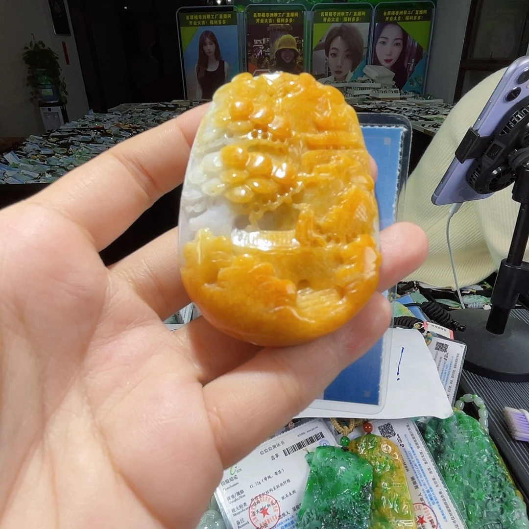 颈饰未镶嵌翡翠一