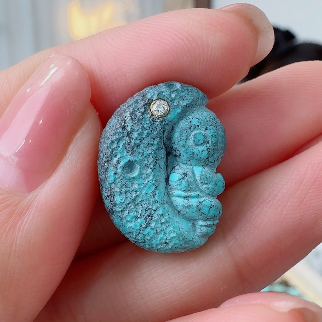 绿松石未镶嵌珠宝奇石