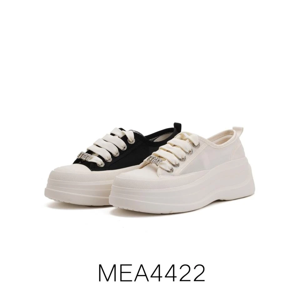 MELODIE/麦露迪复古圆头潮流厚底板鞋百搭舒适精品女鞋-MEA4422