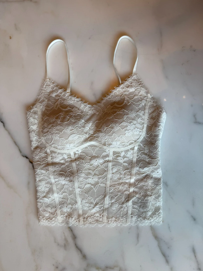 TANTAN显瘦气质百搭舒适蕾丝美背2575