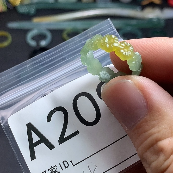 未镶嵌戒指翡翠宇*戒圈