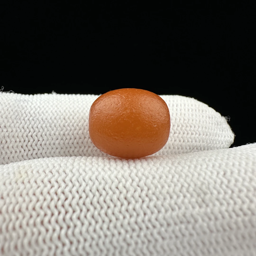 A8483天然原矿蜜蜡 老蜡枣珠11.2*12.7mm支持鉴定 假一罚十