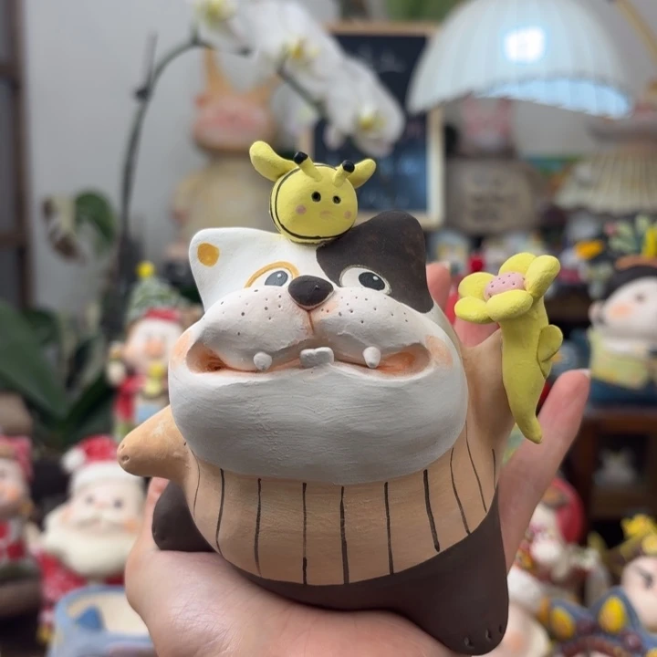 陶土手工陶艺摆件