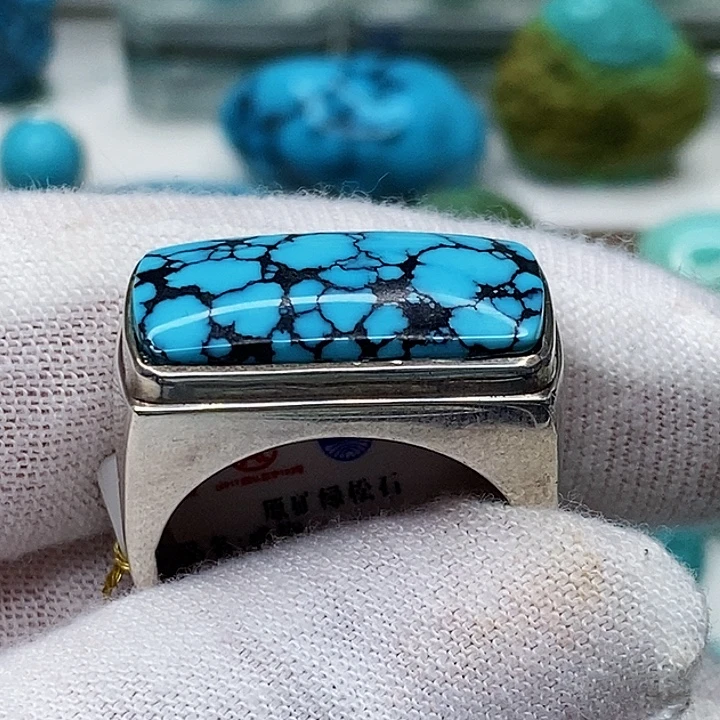 绿松石未镶嵌天然原矿 地大质检