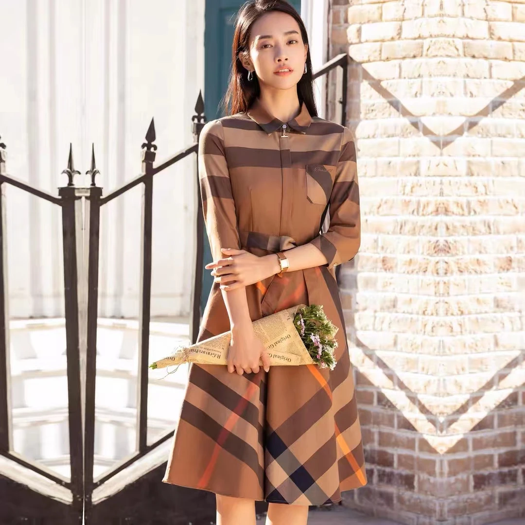 BURINGEL/布琳阁 新款减龄百搭气质连衣裙