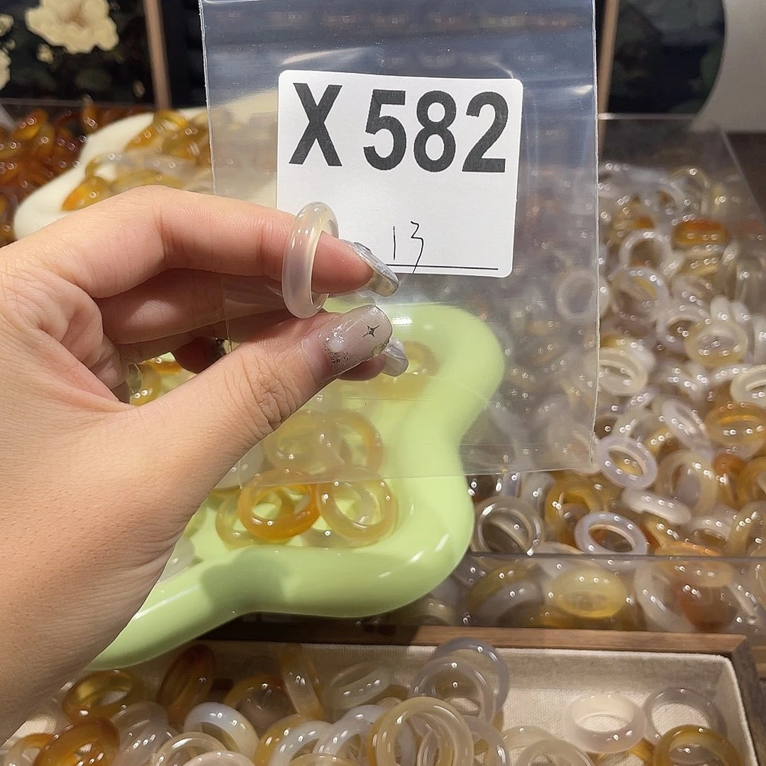 未镶嵌戒指玛瑙/玉髓582