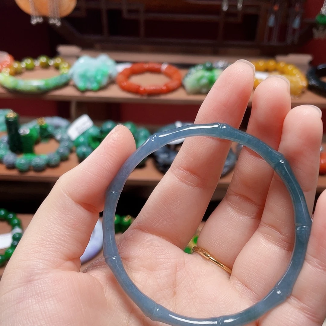 书***林翡翠未镶嵌手链饰品