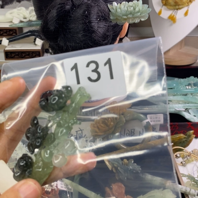 【闪购商品】岫玉发饰未镶嵌?*发簪