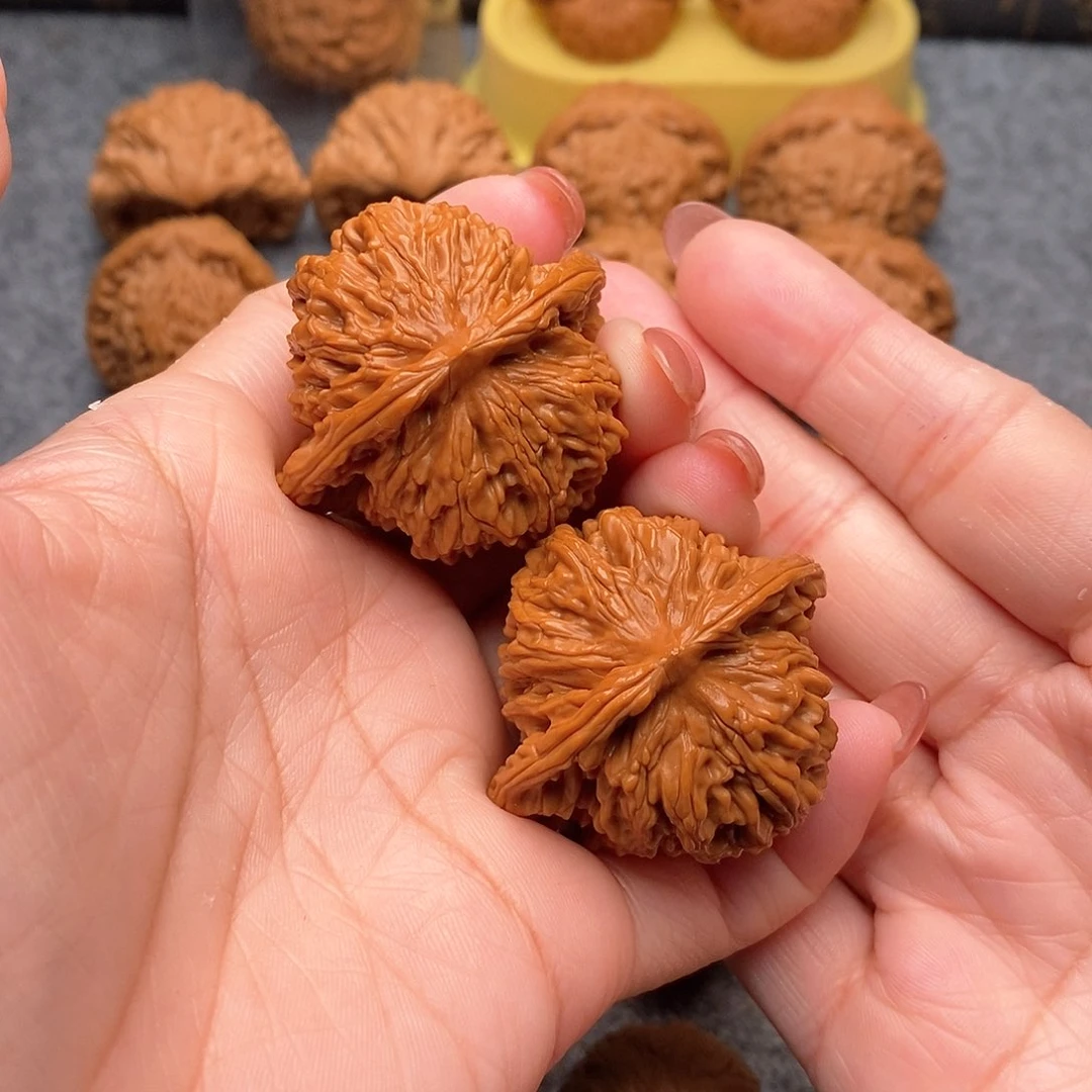 文玩核桃把件精品四座楼44全品