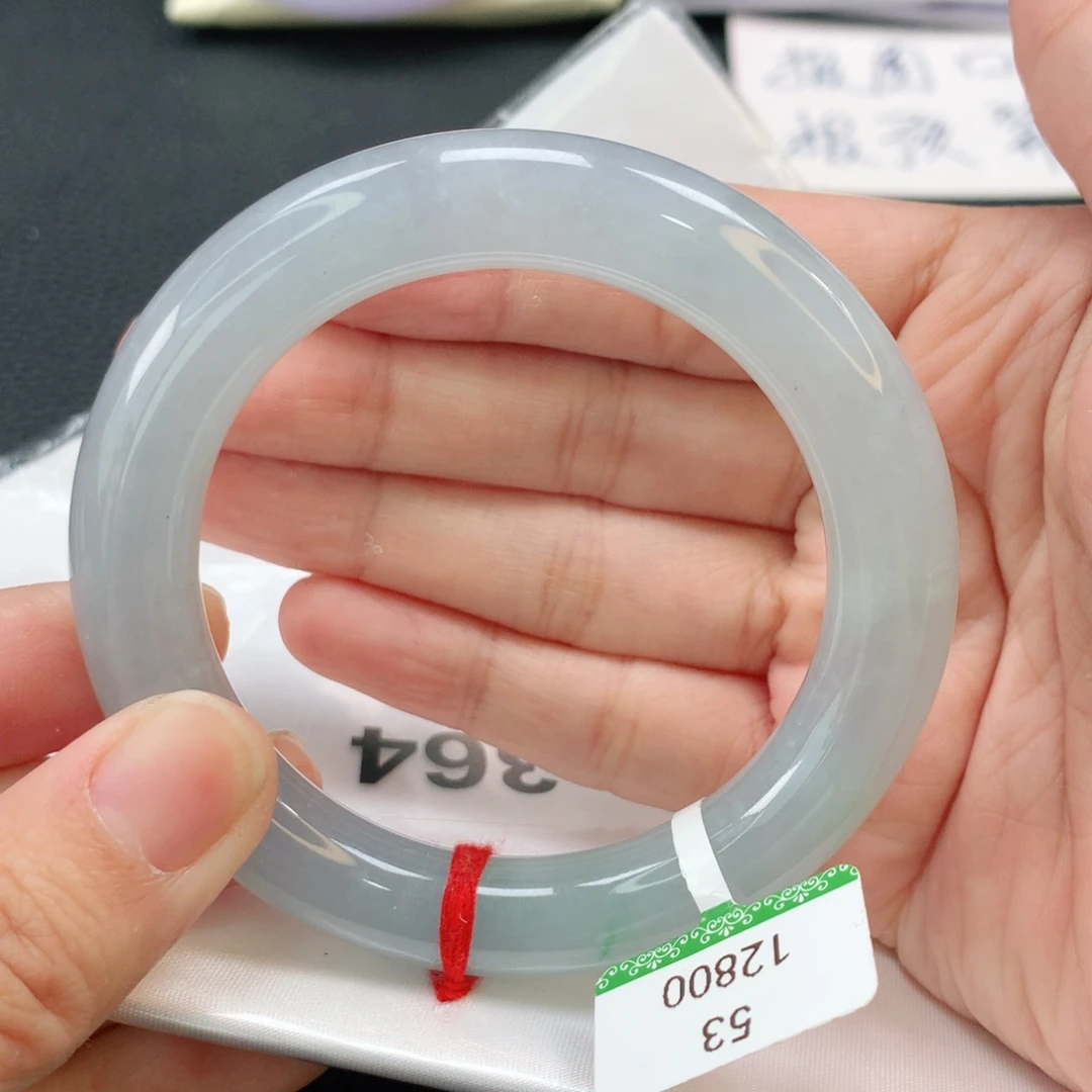 翡翠手镯未镶嵌缅甸圆53