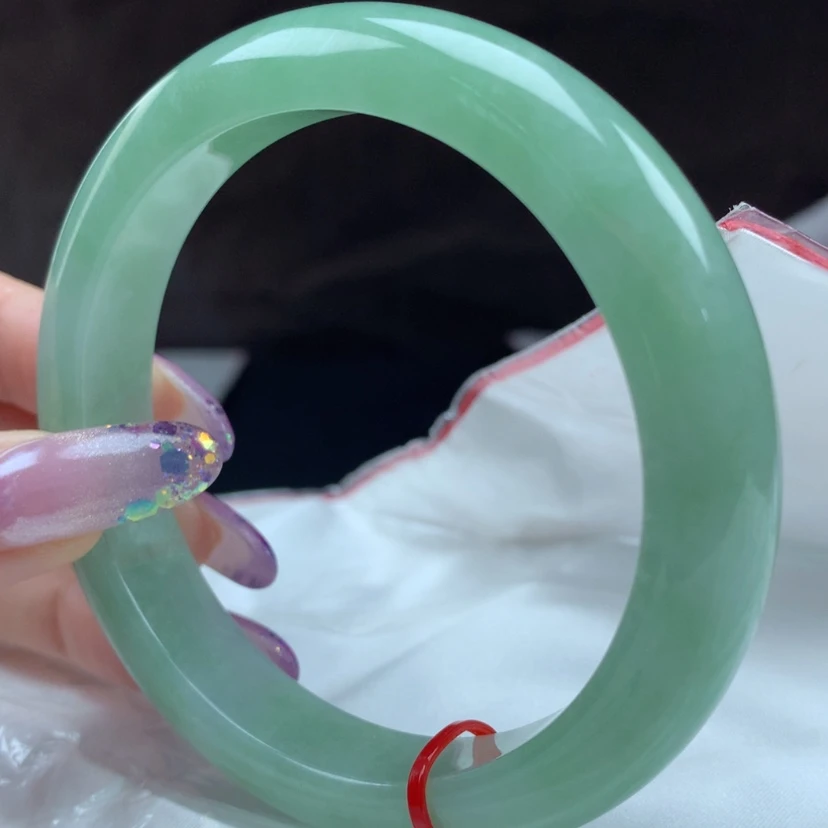 【闪购商品】翡翠手镯未镶嵌叮***当96044，62圈