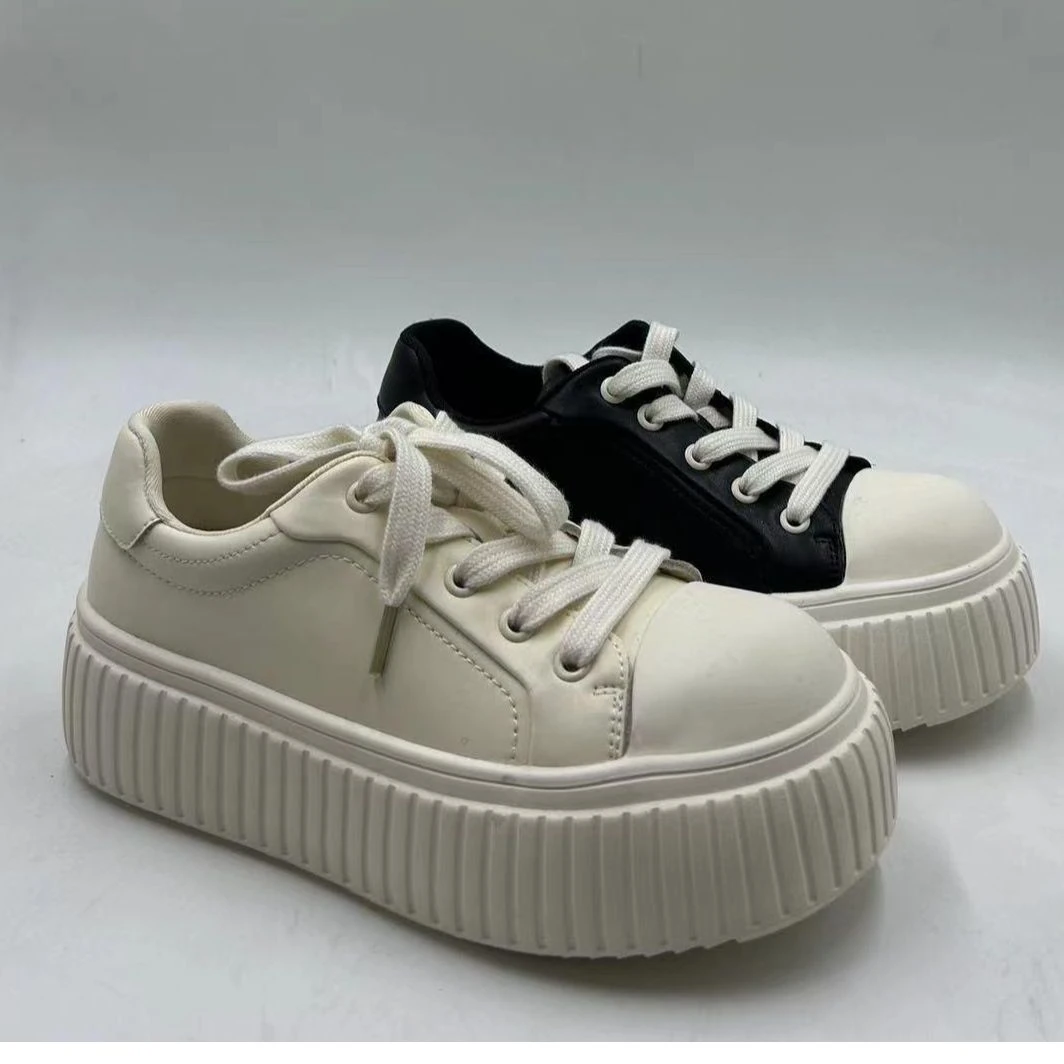 IEF/爱依服2024新款冬季女低帮厚底小白鞋5S15-B920-1-