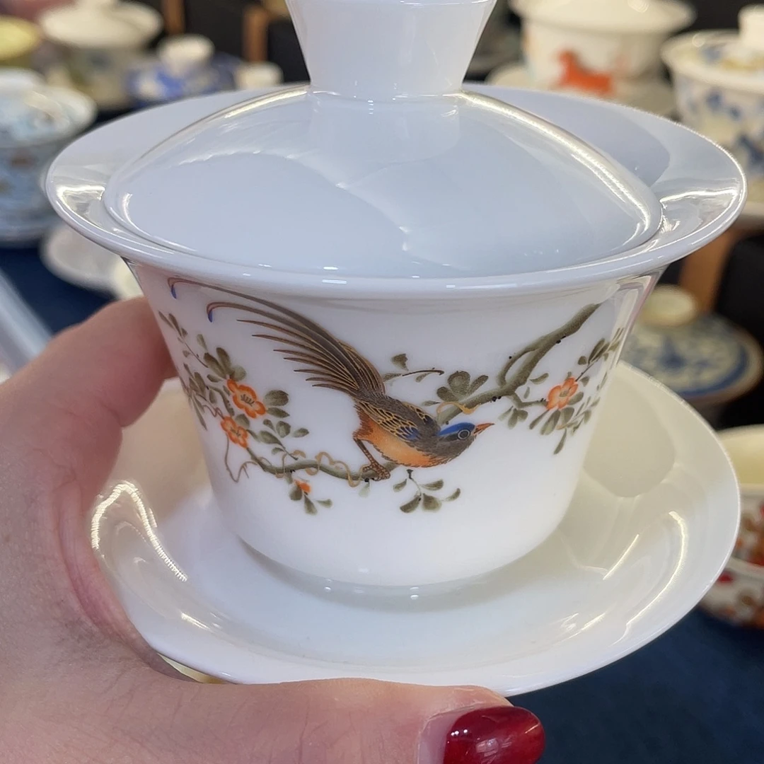 陶景德陶瓷盖碗茶具
