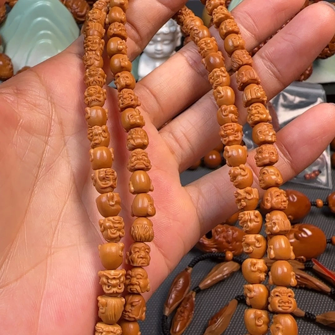 手串橄榄核核尖108罗汉