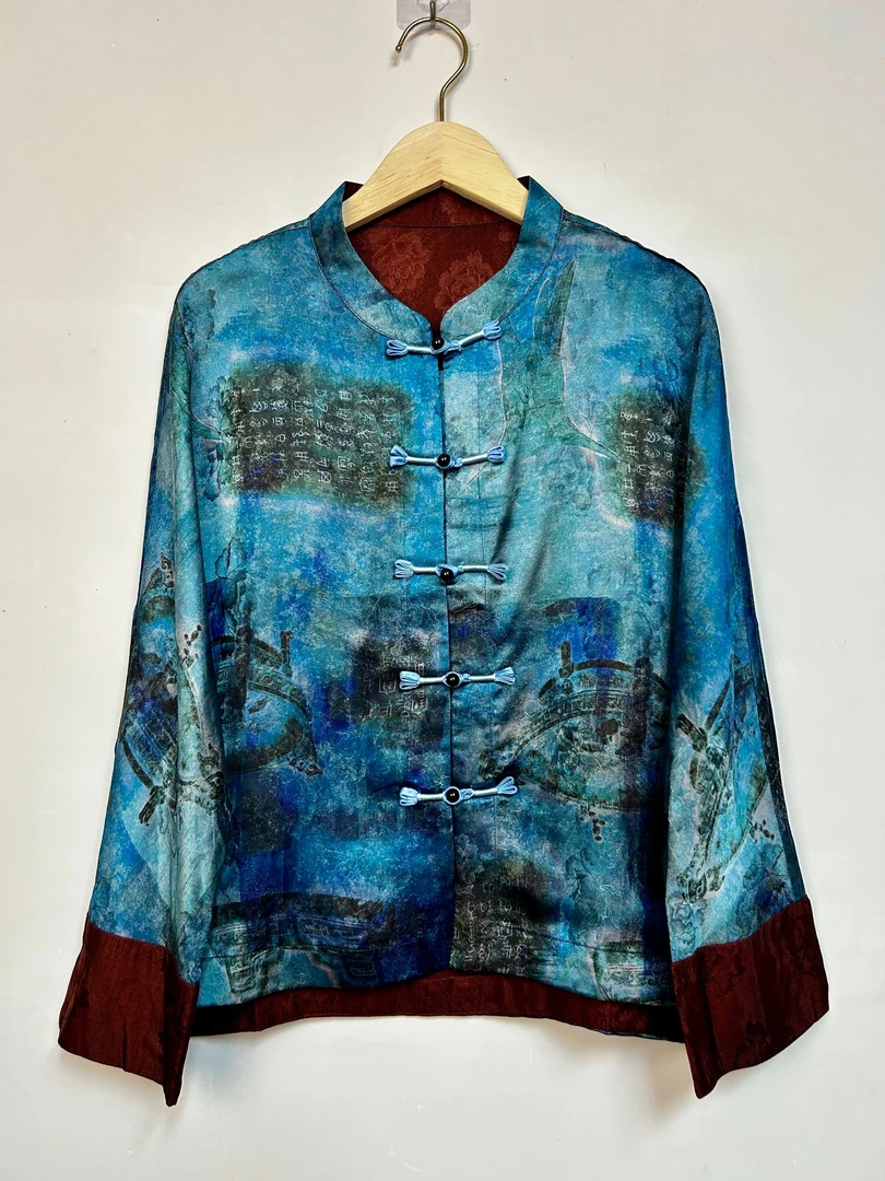 【蓝色妖姬】新中式国风上衣外套