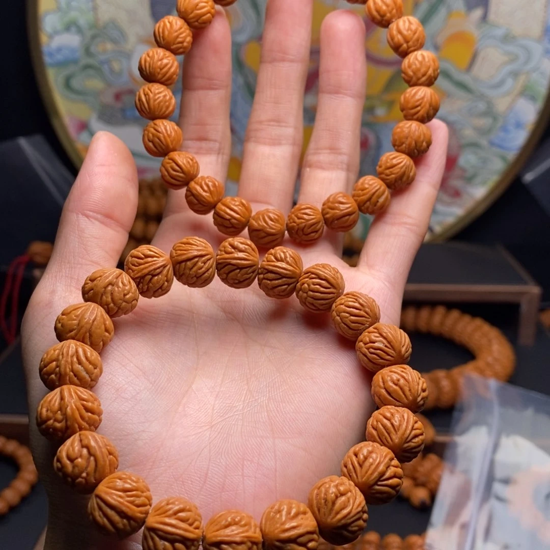 手串桃核后*龙纹桃核11