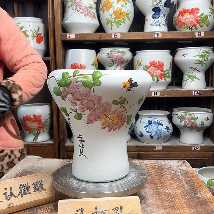 摆件火窝紫藤新款新款陶瓷