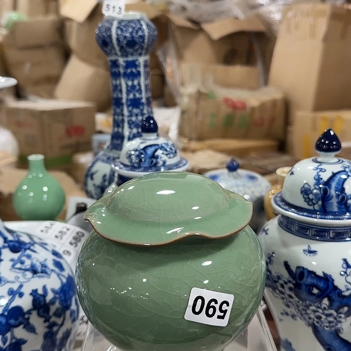 巴***雨高温陶瓷罐子590号