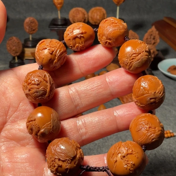 遇****手串/手链橄榄核手工制作工艺精湛