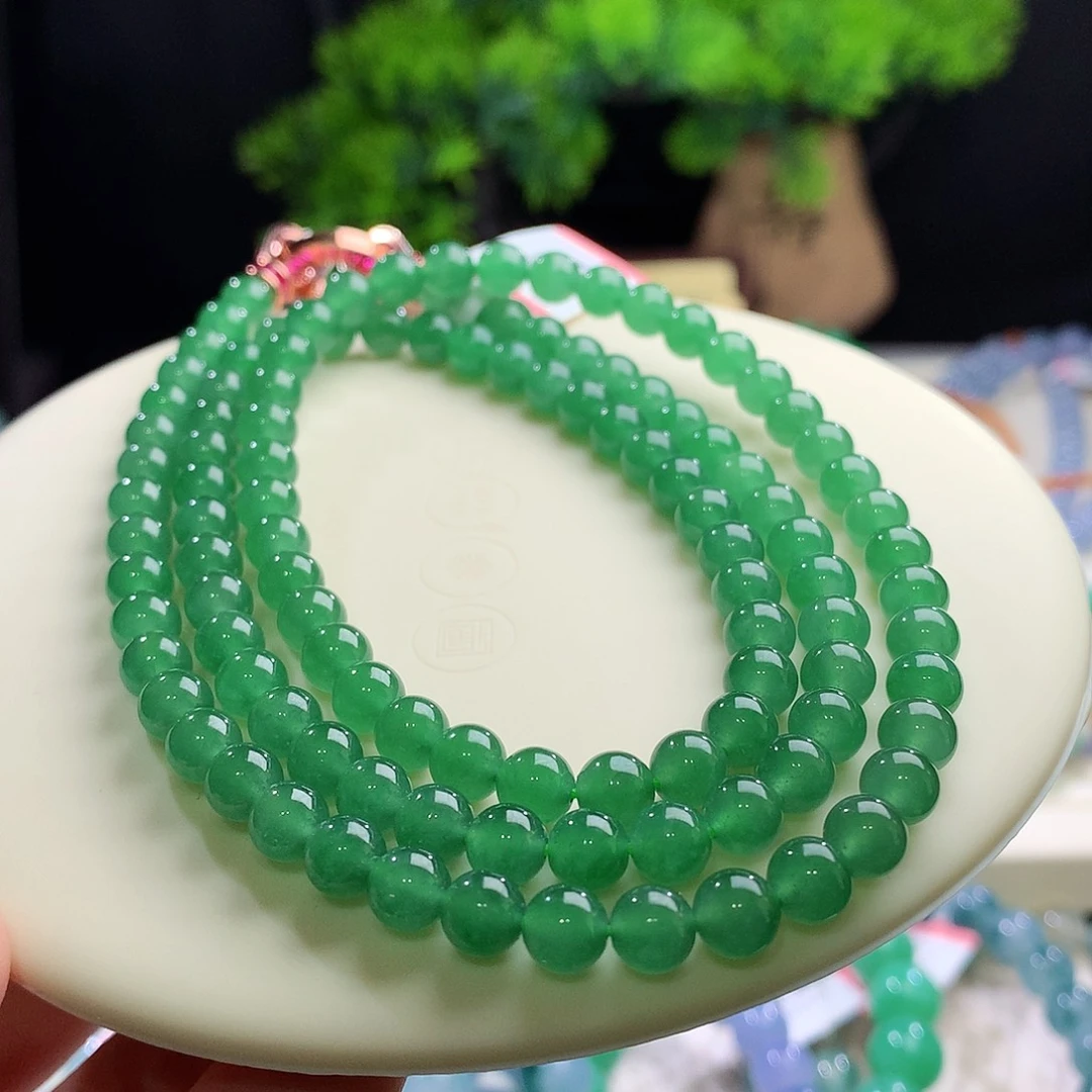 项链未镶嵌翡翠卡6mm