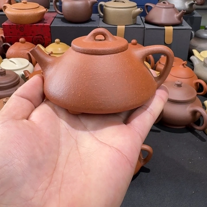 茶壶紫砂红降坡子冶150cc