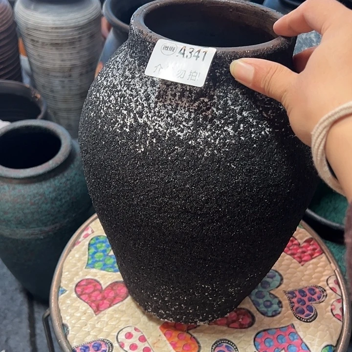 341瑕疵窑裂带孔高26口11