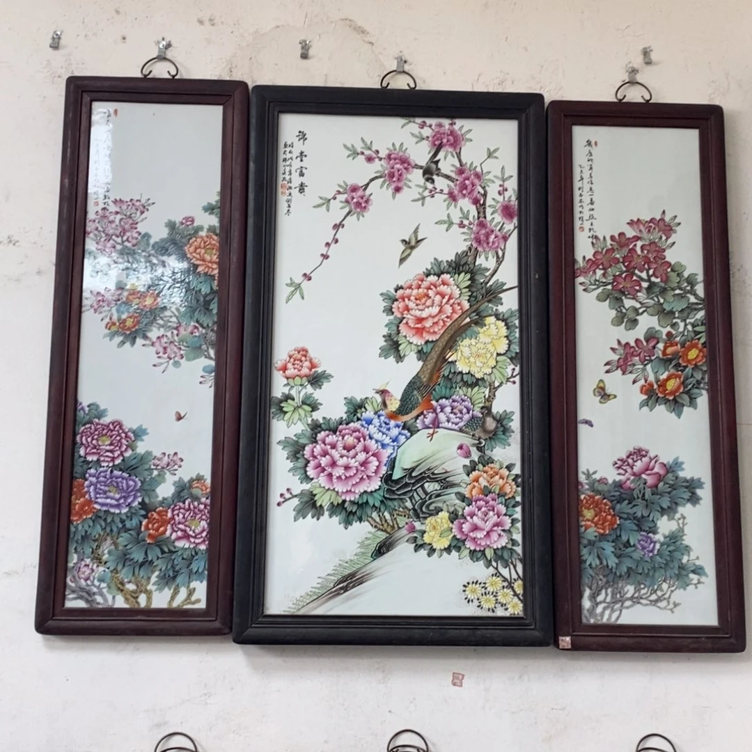 瓷120*146 景德镇瓷板画柴窑烧制