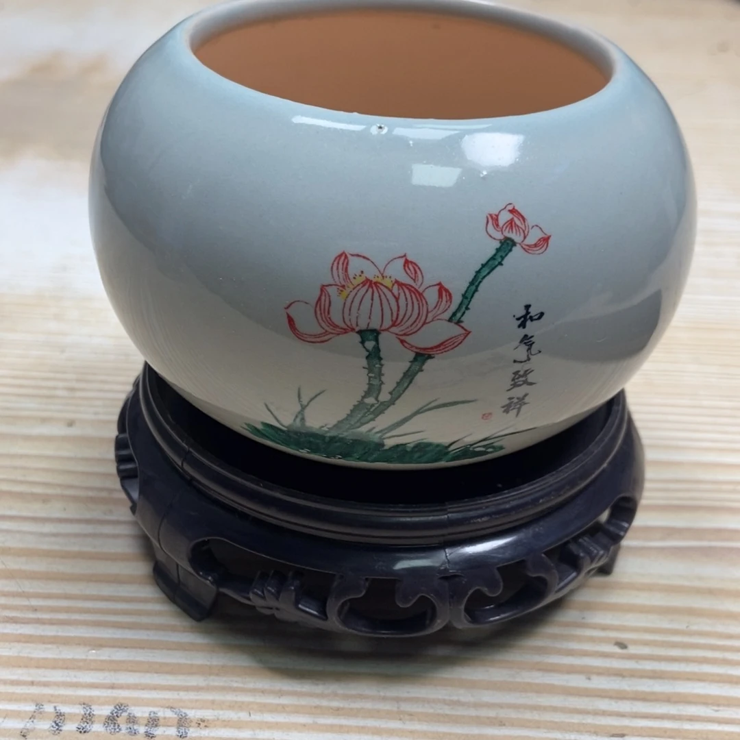 瓷片陶瓷花盆陶瓷艺术