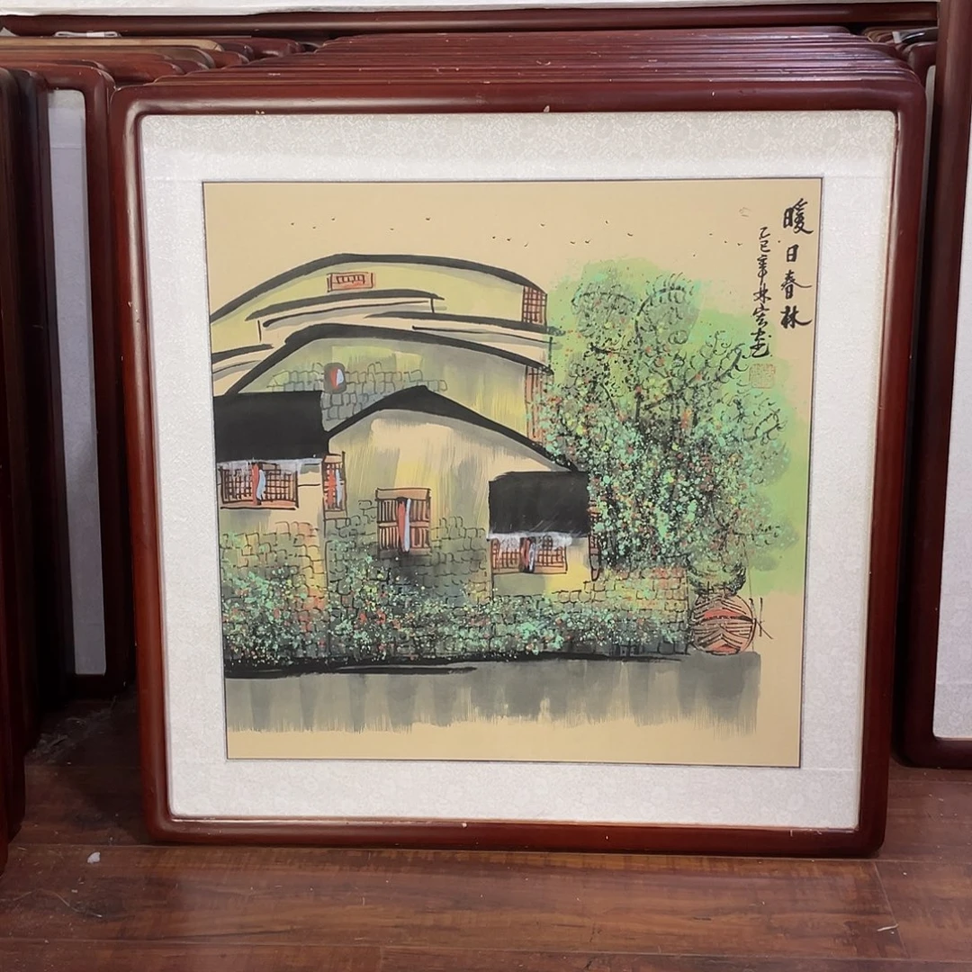 国画带框尺寸63*63厘米