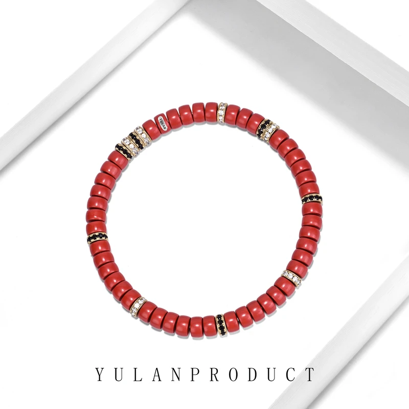 含辰砂工艺品【龙虎山】 「赤金敕令」手工镶钻满配6mm左右