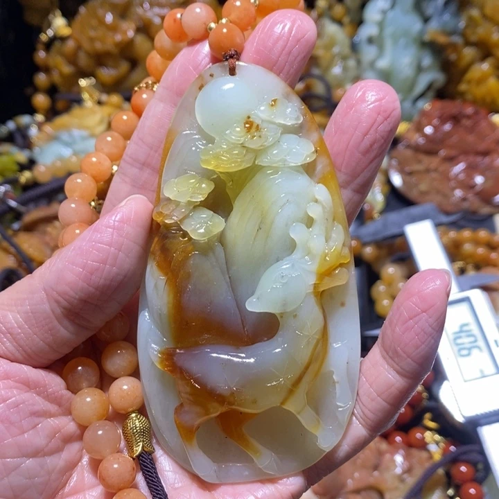 岫玉岫玉吊坠未镶嵌