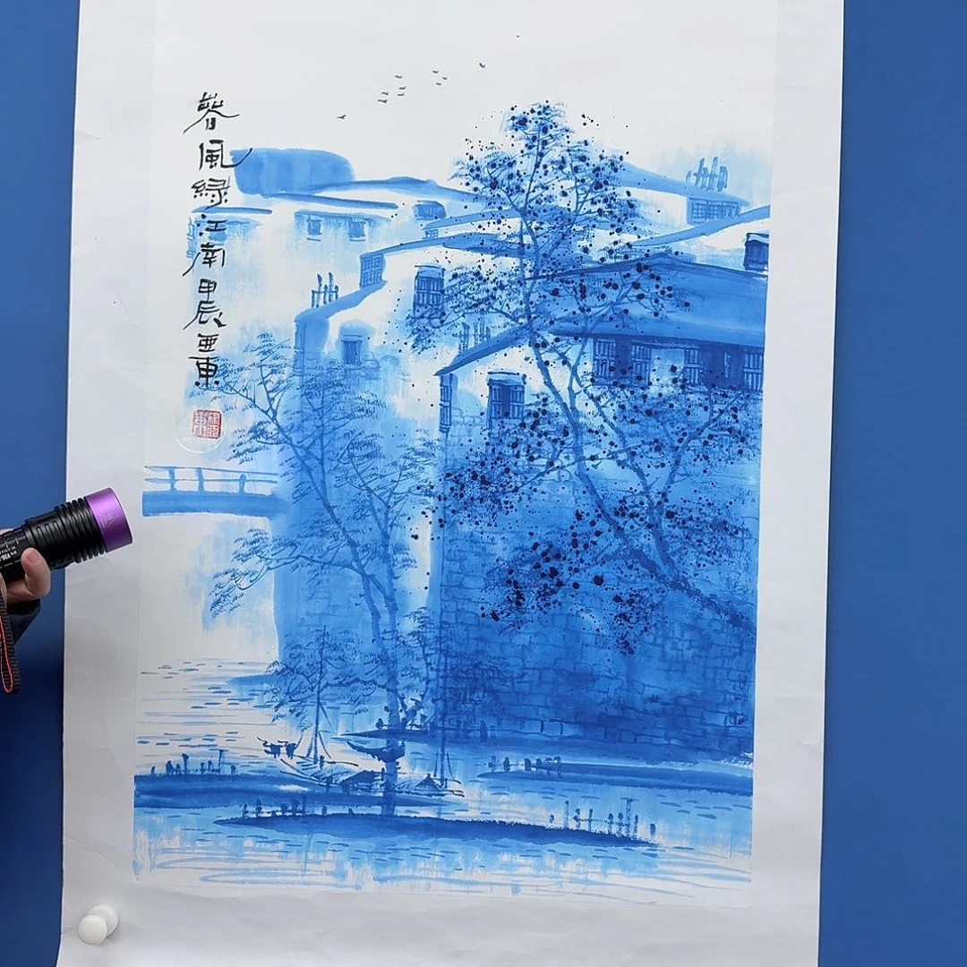 国画多次参加国内外大型