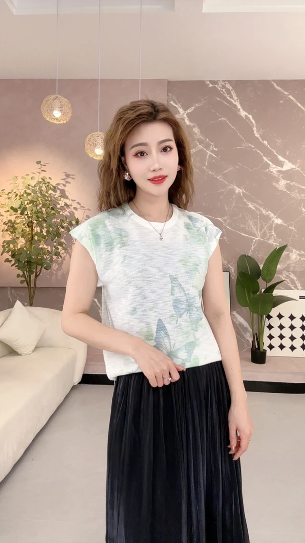 【019】2025年春夏气质优雅时尚百搭毛衣编织长袖毛衫上衣