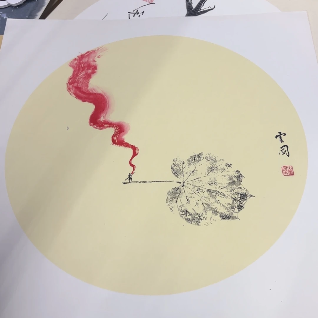 国画50-50卡纸作品童